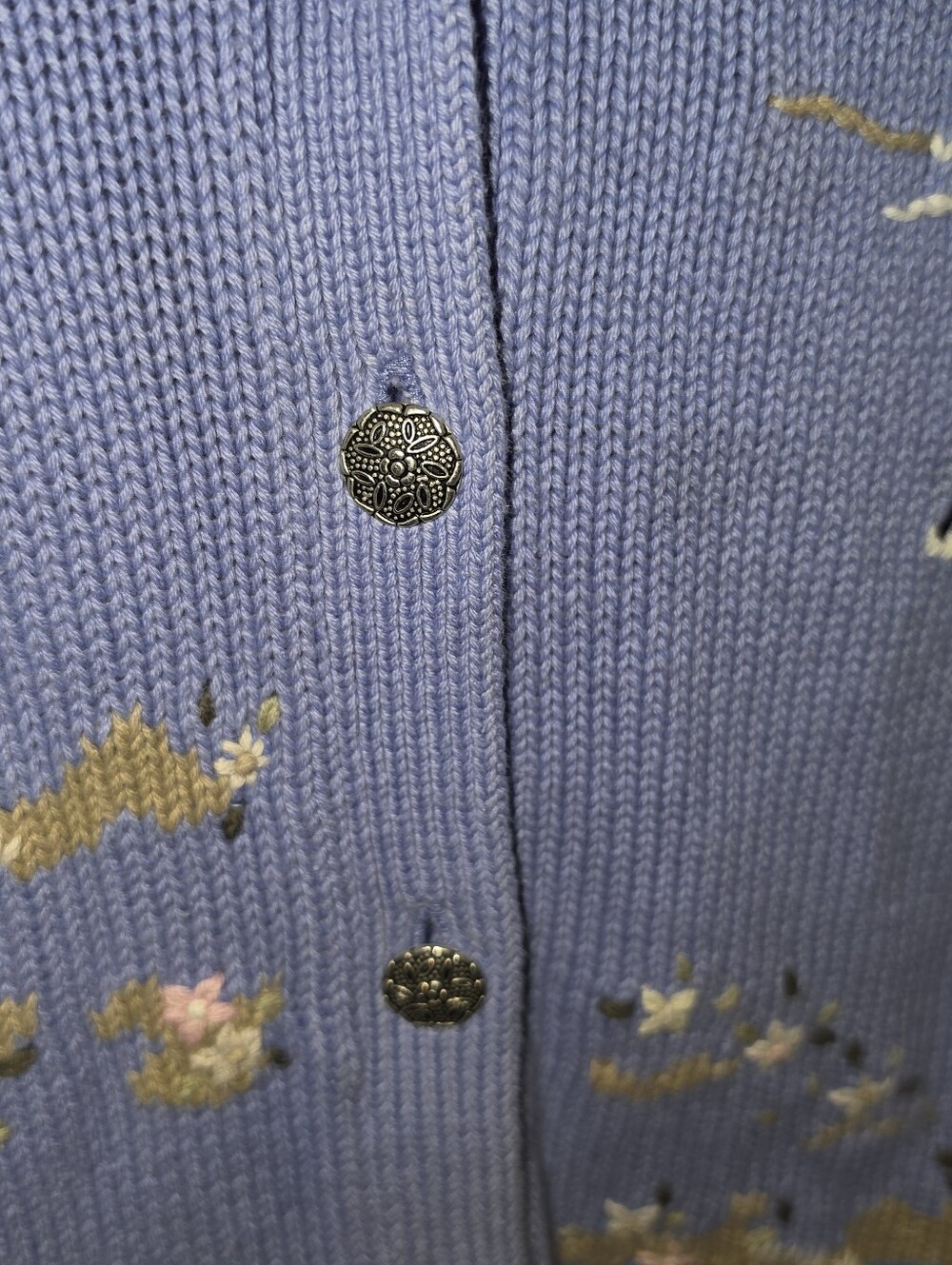 Vintage Cottagecore Northern Reflections Cardigan - Picture 4 of 6